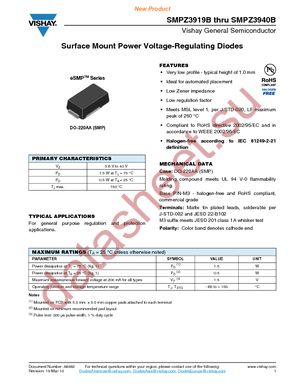 SMPZ3922B-E3/84A datasheet  